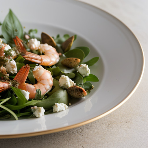 Prawn Salad With Basil & Feta Cheese recipe image