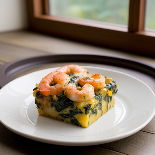 Prawn & Spinach Bake (Marguerite Patten recipe image