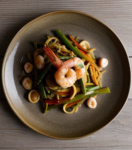 Prawn & Vegetable Stir Fry recipe image