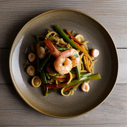 Prawn & Vegetable Stir Fry recipe image