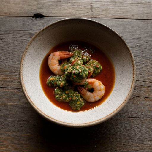 Prawns With Chimichurri Sauce recipe image