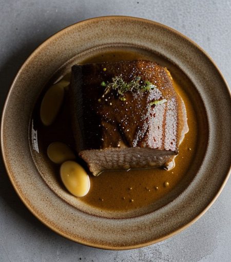 Pressure Cooker Mustard Brisket (P/C recipe image