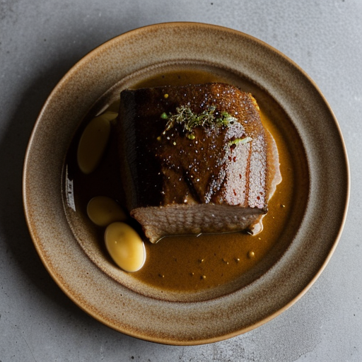 Pressure Cooker Mustard Brisket (P/C recipe image