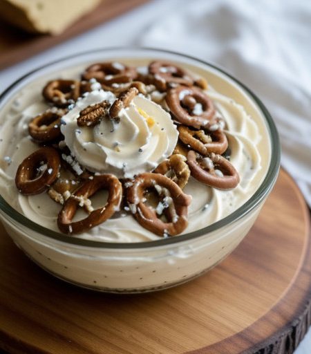 Pretzel Cream Salad recipe image