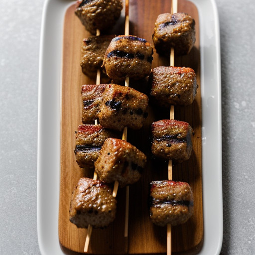 Prevention's Grilled Kibbe (Meatball Kabob recipe image