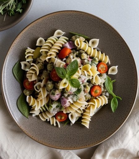 Prevention's Little Ears Pasta Salad With Her recipe image