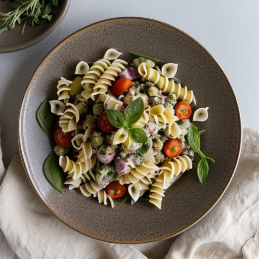 Prevention's Little Ears Pasta Salad With Her recipe image