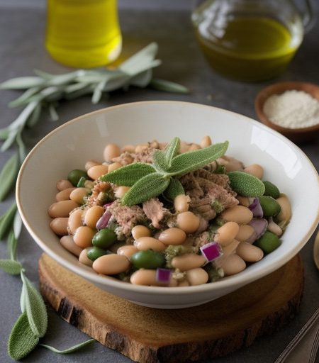 Prevention's White Bean Salad With Tuna recipe image