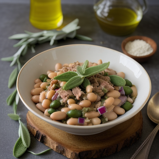 Prevention's White Bean Salad With Tuna recipe image