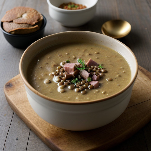 Prize Winning Ham & Lentil Soup recipe image