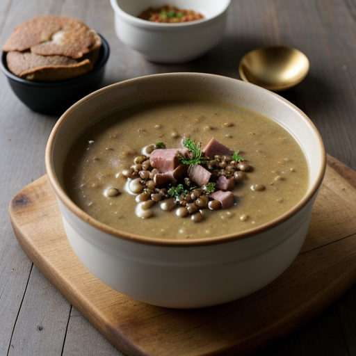 Prize Winning Ham & Lentil Soup recipe image