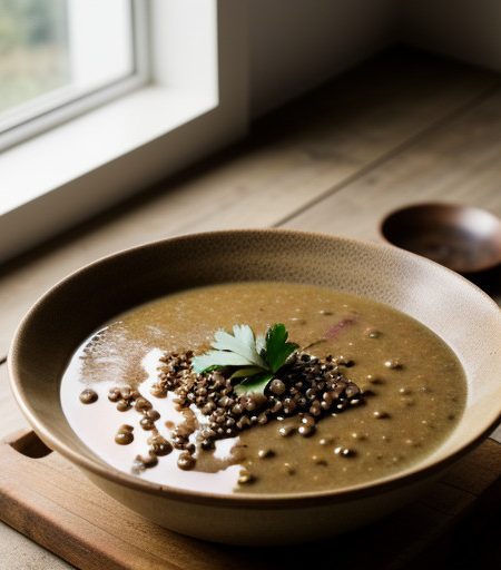 Prize Winning Ham and Lentil Soup recipe image