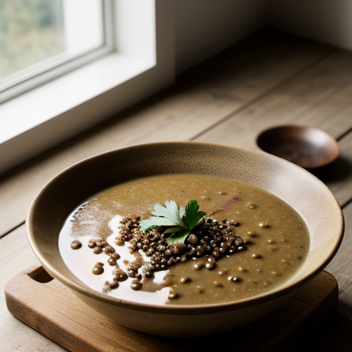 Prize Winning Ham and Lentil Soup recipe image
