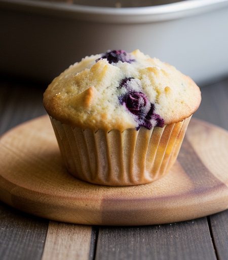 Prize Winning Lemon Blueberry Muffins - Country Cooking recipe image
