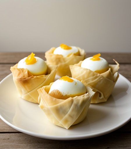 Pronto's Phyllo-Wrapped White Chocolate Chees recipe image