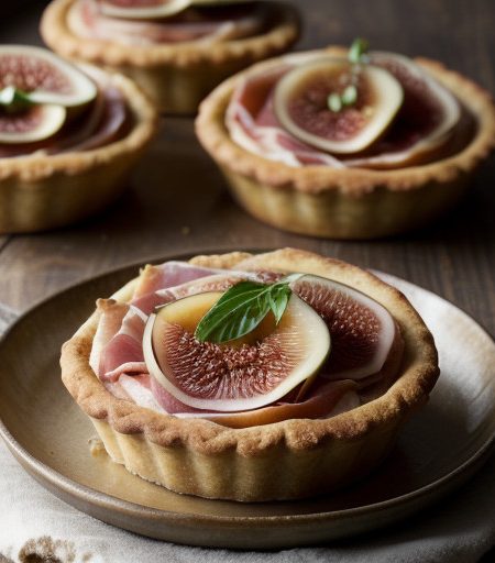 Prosciutto Di Parma With Warm Fig Tartlets recipe image