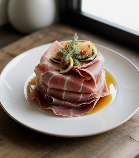 Prosciutto Di Parma With a Grilled Fresh Fig recipe image