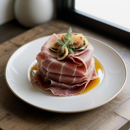 Prosciutto Di Parma With a Grilled Fresh Fig recipe image
