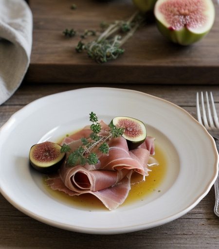 Prosciutto With Figs & Melon recipe image