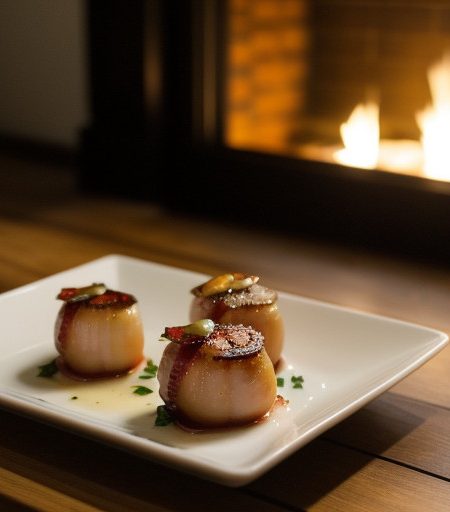 Prosciutto Wrapped Grilled Scallops recipe image