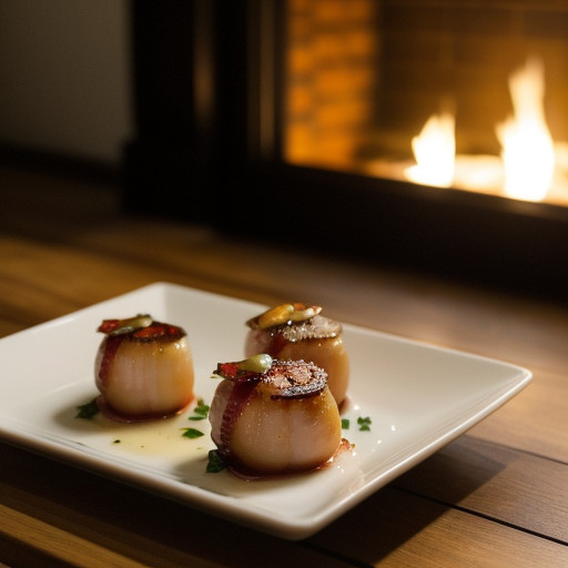 Prosciutto Wrapped Grilled Scallops recipe image