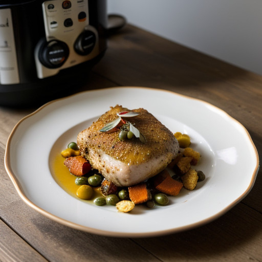 Provencial Chicken Crockpot recipe image