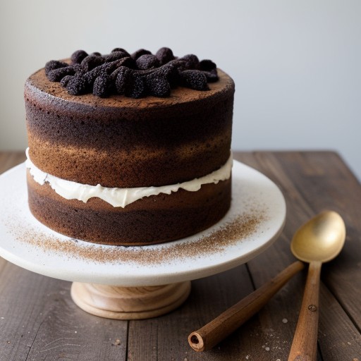 Prune Cake With Buttermilk Topping recipe image