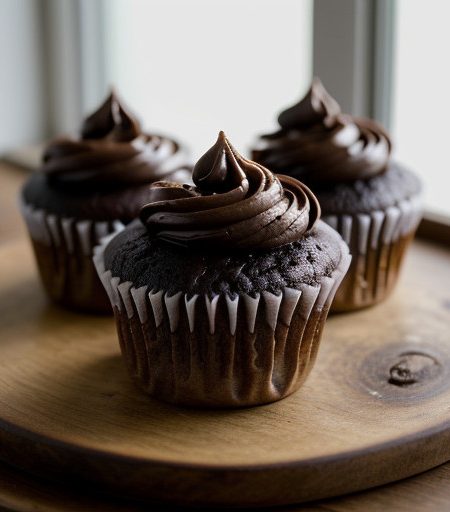 Prune Chocolate Cup Cakes recipe image