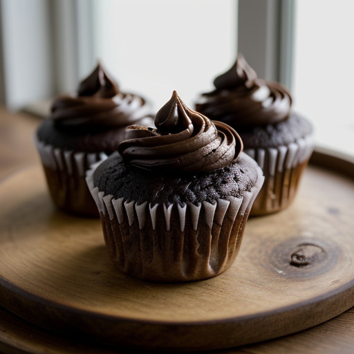 Prune Chocolate Cup Cakes recipe image