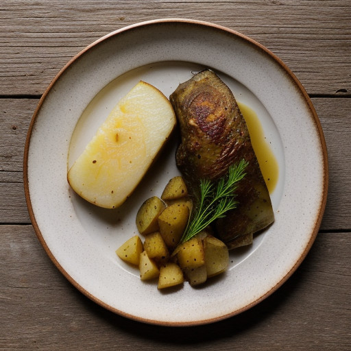 Psari Vrasto Me Patates (Boiled Fish W/Potato recipe image