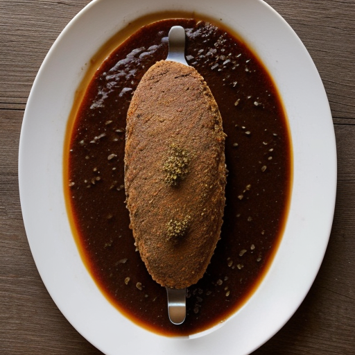Pseudo-Salisbury Steaks (Microwave recipe image