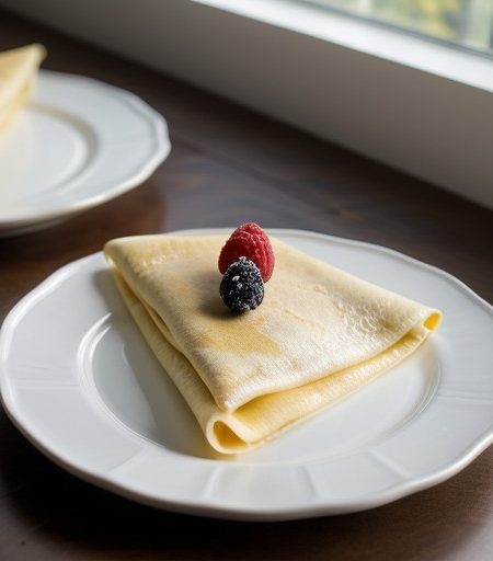 Pudding Crepes recipe image