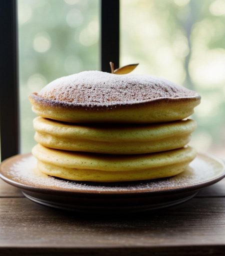 Puffed Cinamon-Apple Pancake recipe image