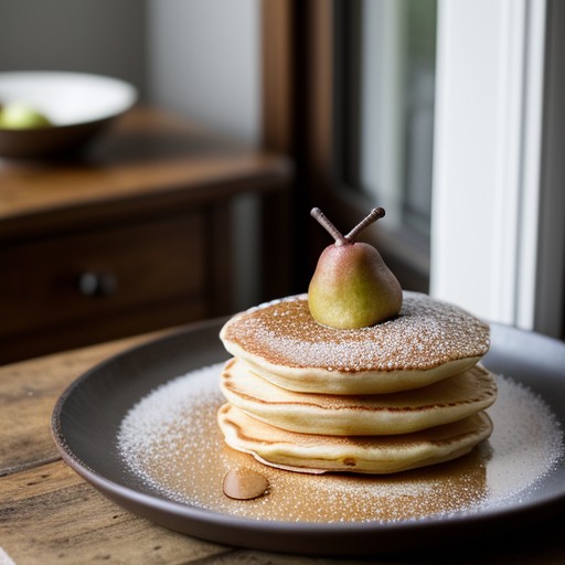 Puffed Pear Pancakes (Bon App recipe image