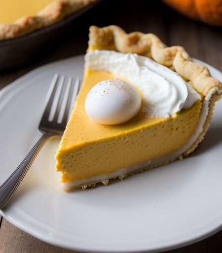 Pumkin-Lemon Creme Pie recipe image