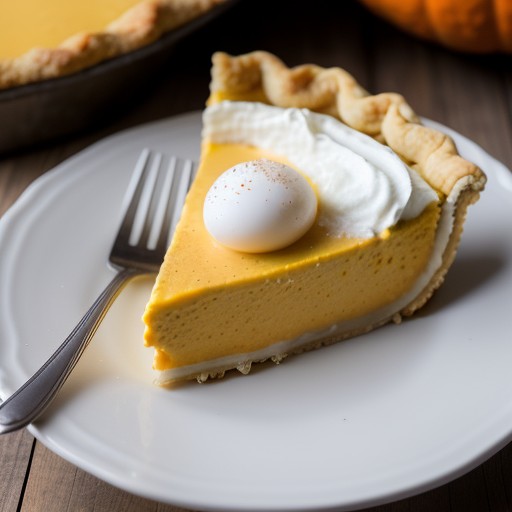 Pumkin-Lemon Creme Pie recipe image