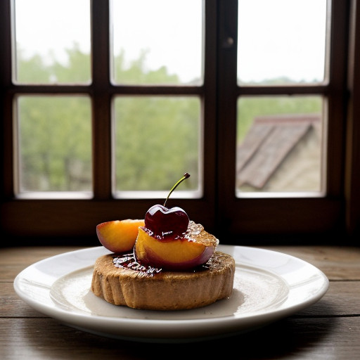 Pump House Peaches in Flame recipe image