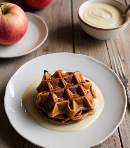 Pumpkin Apple Waffles recipe image
