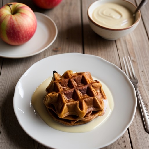 Pumpkin Apple Waffles recipe image