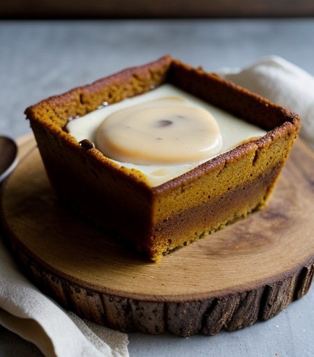 Pumpkin Bread Pudding With Ginger Sauce - Country Living recipe image