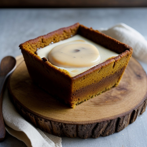 Pumpkin Bread Pudding With Ginger Sauce - Country Living recipe image