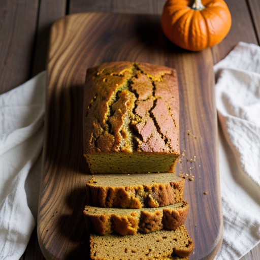 Pumpkin Bread With Orange Sauce recipe image