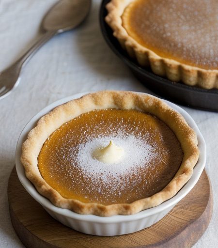 Pumpkin-Brulee Tarts - Country Living recipe image