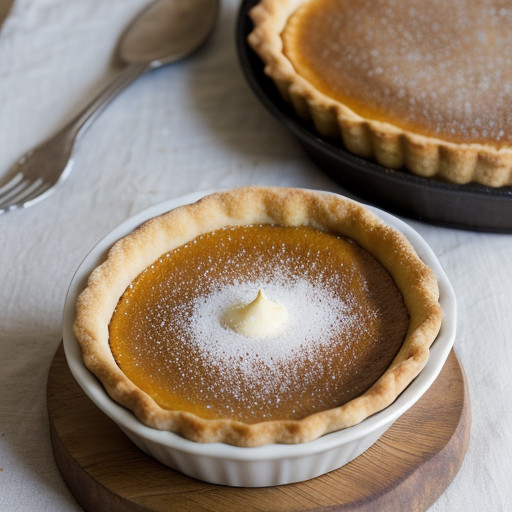 Pumpkin-Brulee Tarts - Country Living recipe image