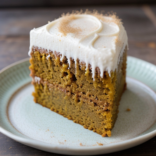 Pumpkin Cake With Seafoam Frosting recipe image