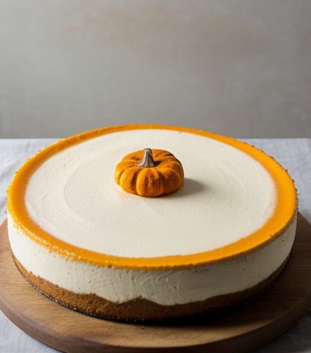 Pumpkin Cheesecake (Steamed recipe image