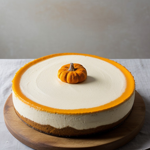 Pumpkin Cheesecake (Steamed recipe image