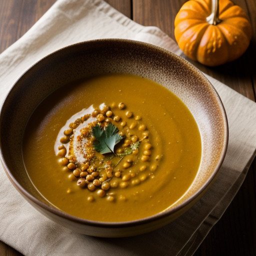 Pumpkin & Chickpea Soup recipe image