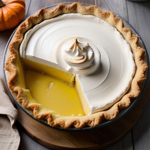 Pumpkin Chiffon Meringue Pie recipe image