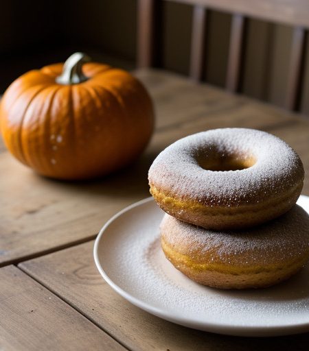 Pumpkin Doughnuts recipe image